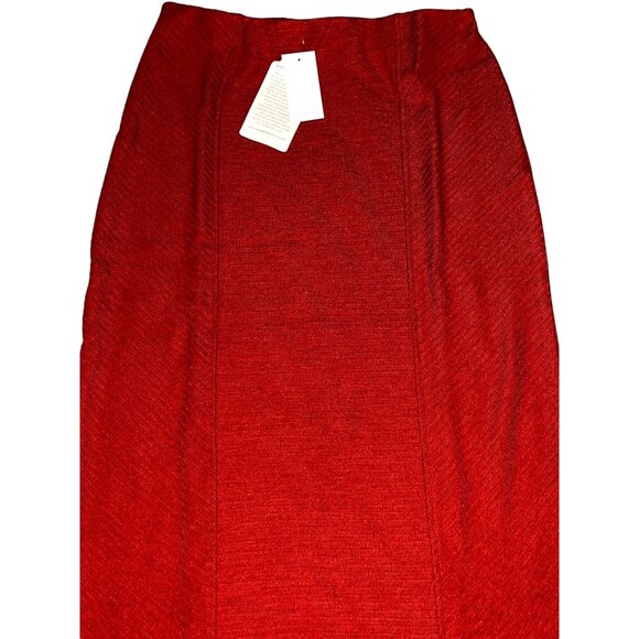 Band of the Free BOG Collective NWT Textured Maxi Skirt Sz Large Womens Orange - Picture 4 of 12